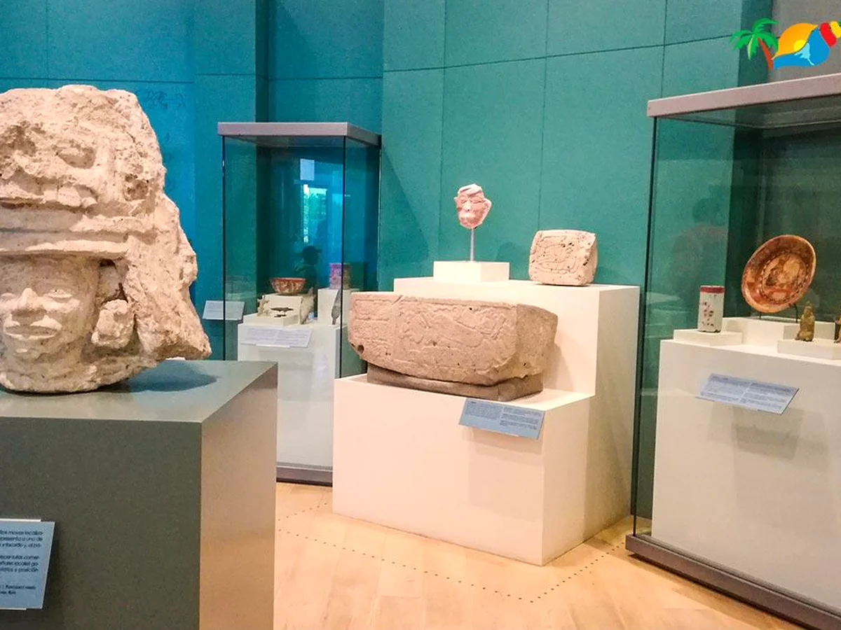 Ancient Mayan relics, gathered from across the peninsula