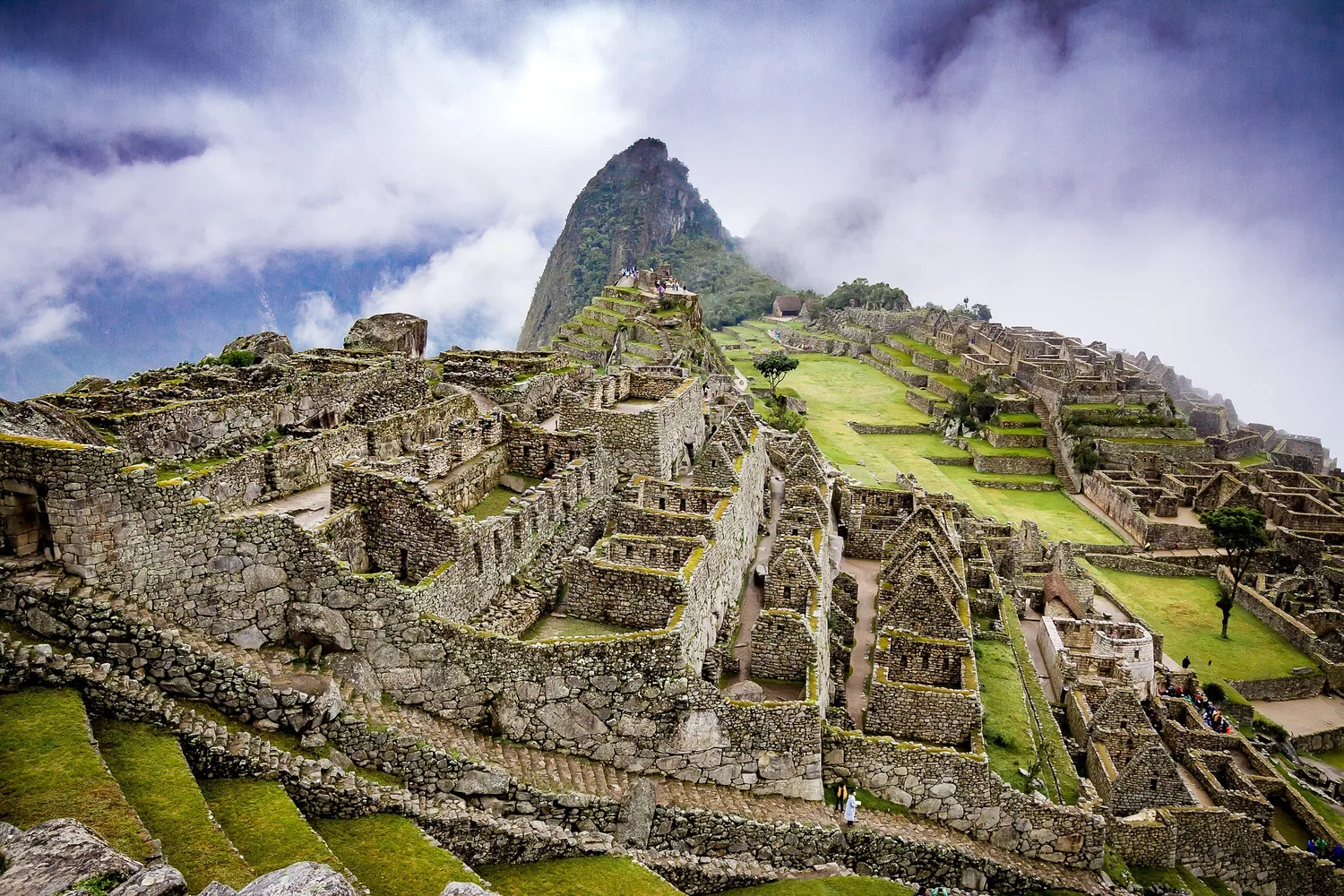The citadel, seen from the upper agricultural terraces