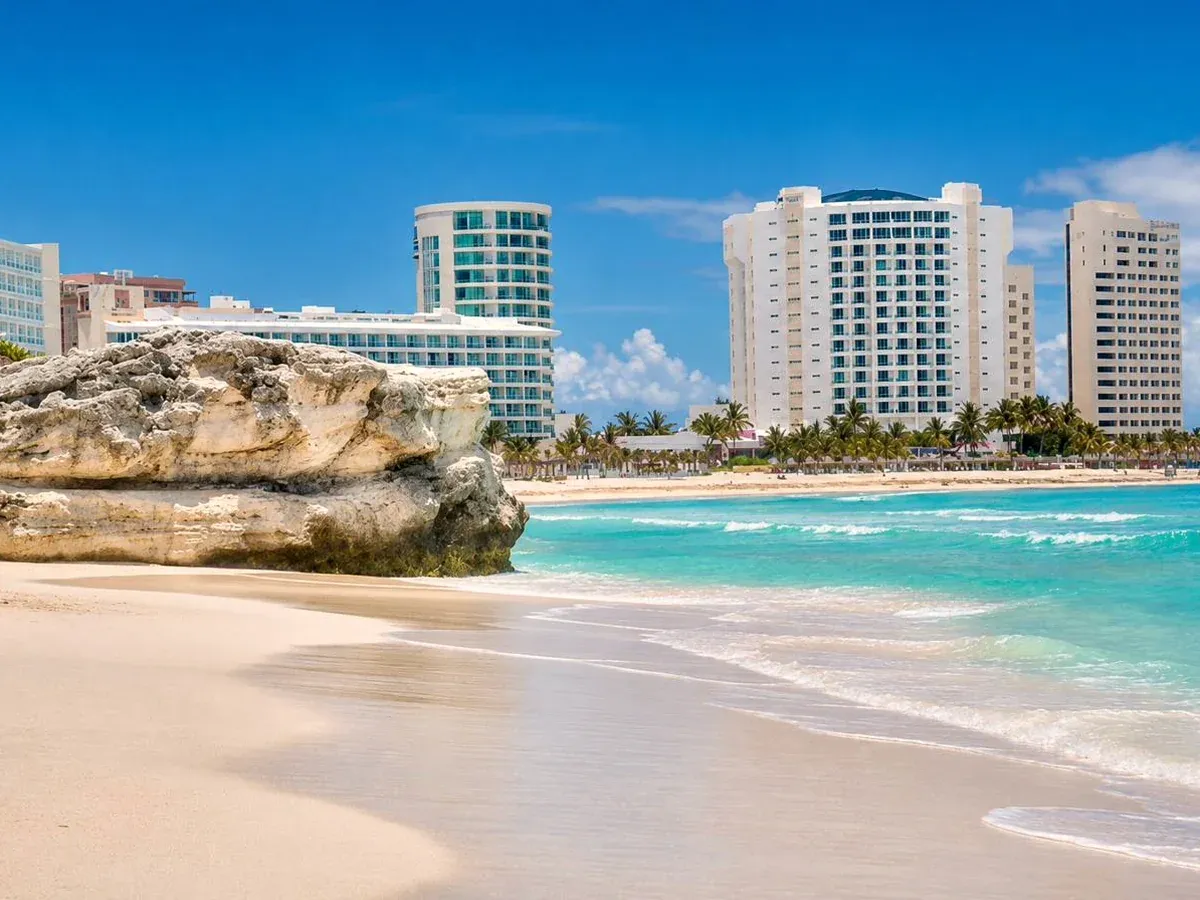 Playa Chac Mool, the Hotel Zone's most spirited stretch