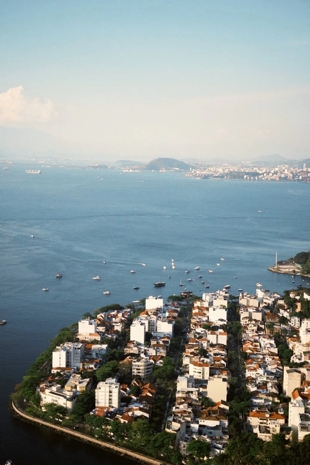 Urca on its point, the bay opening out behind it